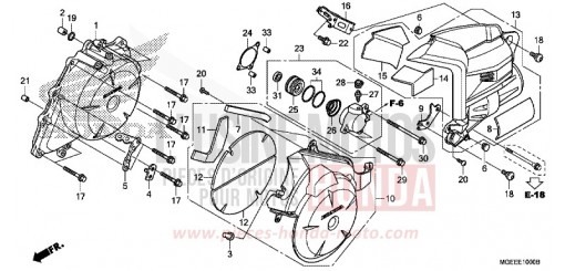 A.C. GENERATOR COVER VFR1200FDF de 2015
